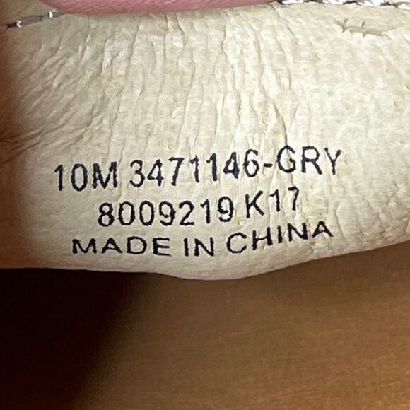 Frye Melanie Slip On Sneakers Size 10 Burnished Gray Brown Leather Upper Flats - Picture 7 of 8